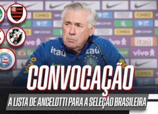 Convocação da Seleção Brasileira 2025: lista de Ancelotti para amistosos contra Senegal e Tunísia Convocação da Seleção Brasileira 2025