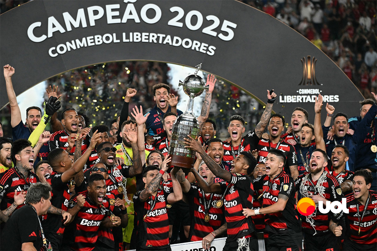 Flamengo vence o Palmeiras e conquista a Libertadores 2025