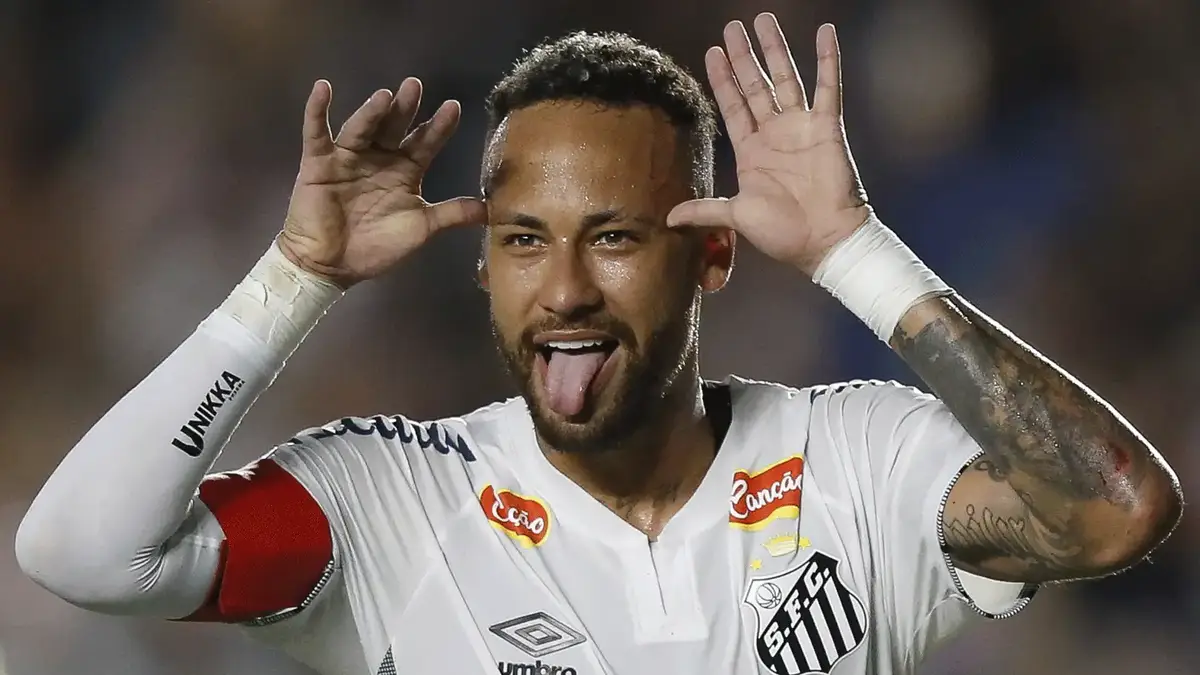 Neymar renova com o Santos até 2026