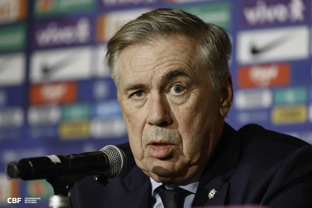 Ancelotti renova com a Seleção Brasileira até 2030