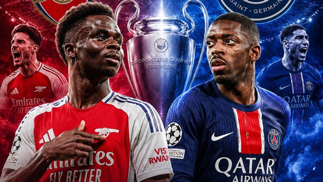 Arsenal e PSG decidem a Champions League em Budapeste