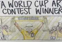 Brasileiro de 12 anos vence concurso da FIFA e terá arte no ônibus da Seleção na Copa Brasileiro de 12 anos vence concurso da FIFA e terá arte no ônibus da Seleção na Copa