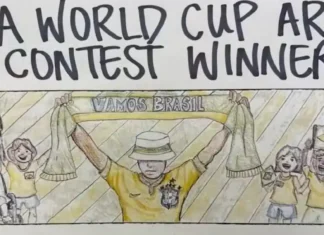 Brasileiro de 12 anos vence concurso da FIFA e terá arte no ônibus da Seleção na Copa Brasileiro de 12 anos vence concurso da FIFA e terá arte no ônibus da Seleção na Copa
