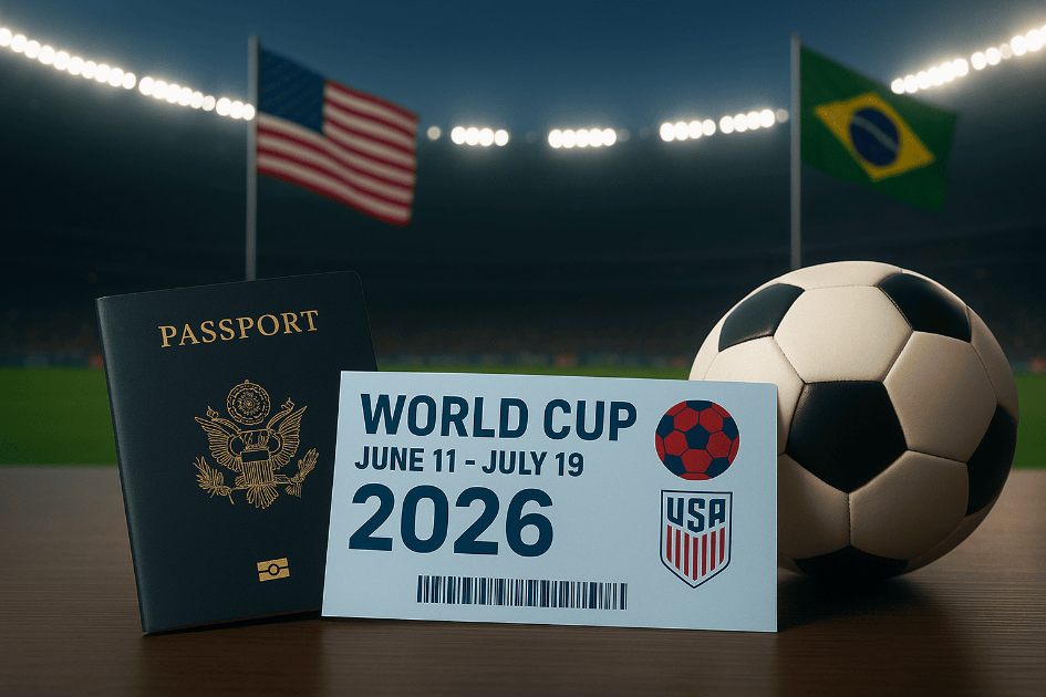 Copa de 2026: ainda é possível obter visto? Veja prazos, exigências e como funciona o FIFA Pass