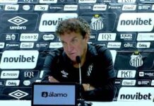 Cuca confirma Neymar no Paraguai e projeta sequência no Santos até a Copa do Mundo Cuca confirma Neymar no Paraguai e projeta sequência no Santos