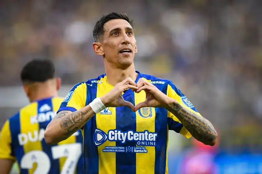 Di María deve seguir no Rosario Central e pode enfrentar o Corinthians