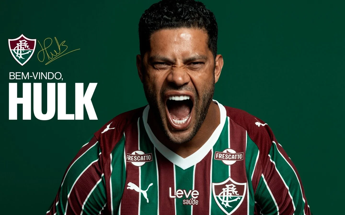 Fluminense anuncia contratação de Hulk com referência a super-herói