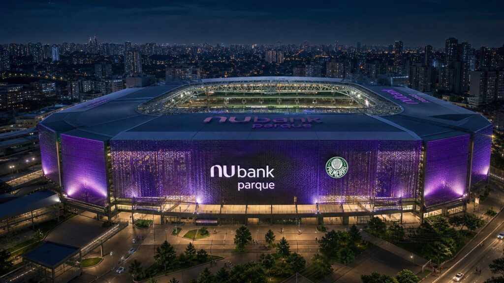 Nubank define novo nome do estádio do Palmeiras após votação popular