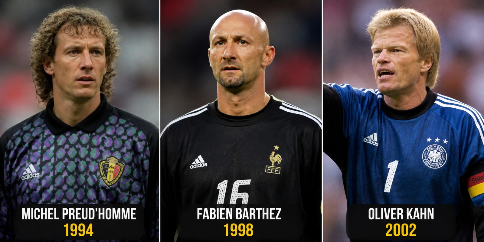 Os melhores goleiros de cada Copa do Mundo desde 1994