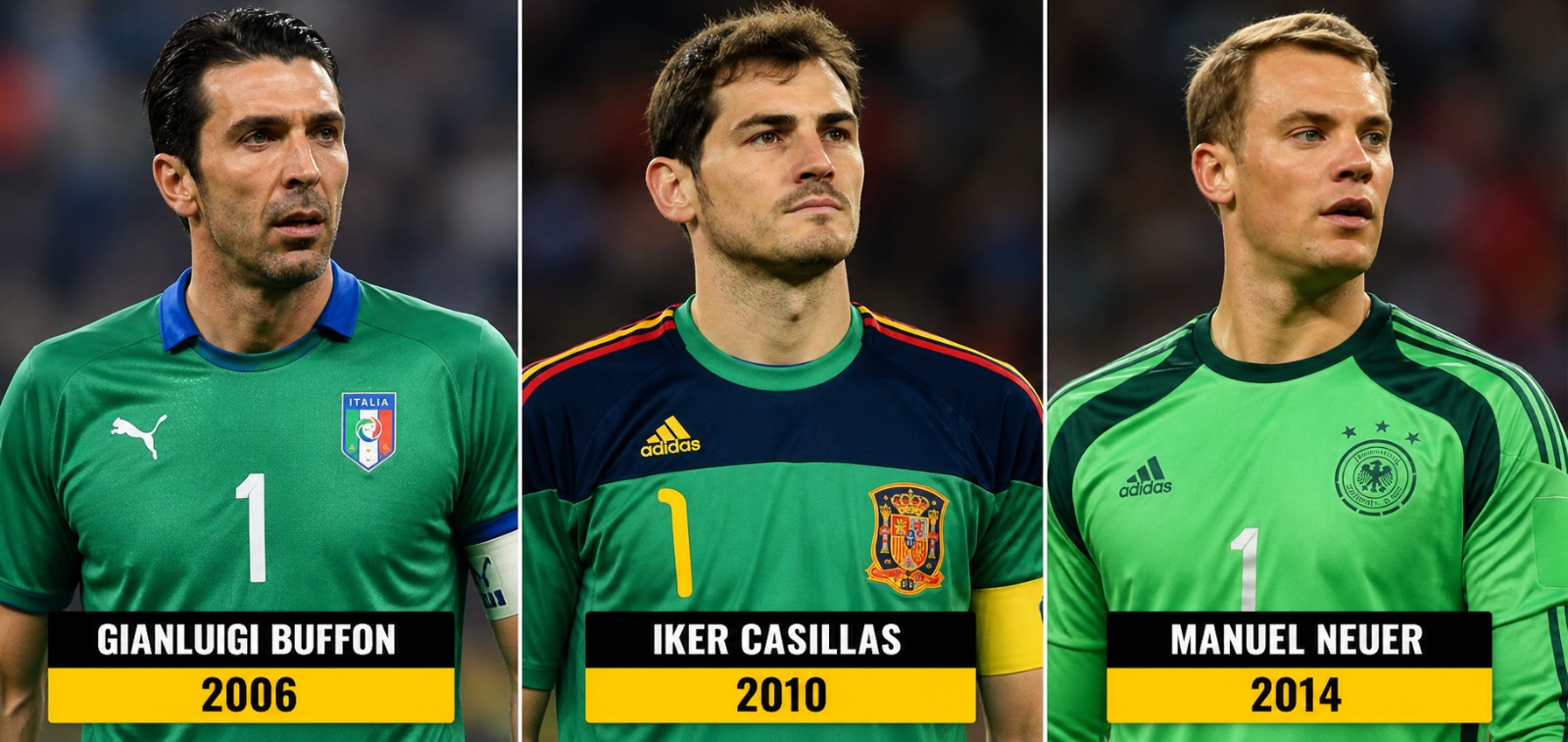 Os melhores goleiros de cada Copa do Mundo desde 1994