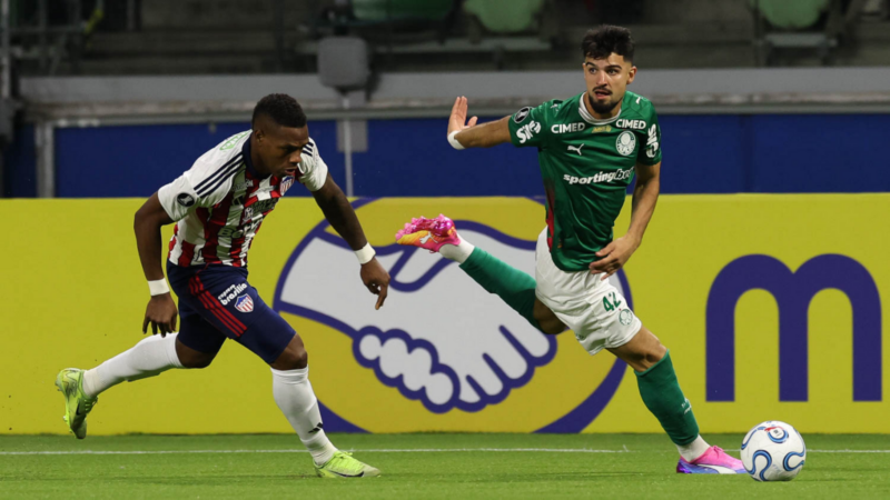 Palmeiras goleia o Junior Barranquilla, avança às oitavas
