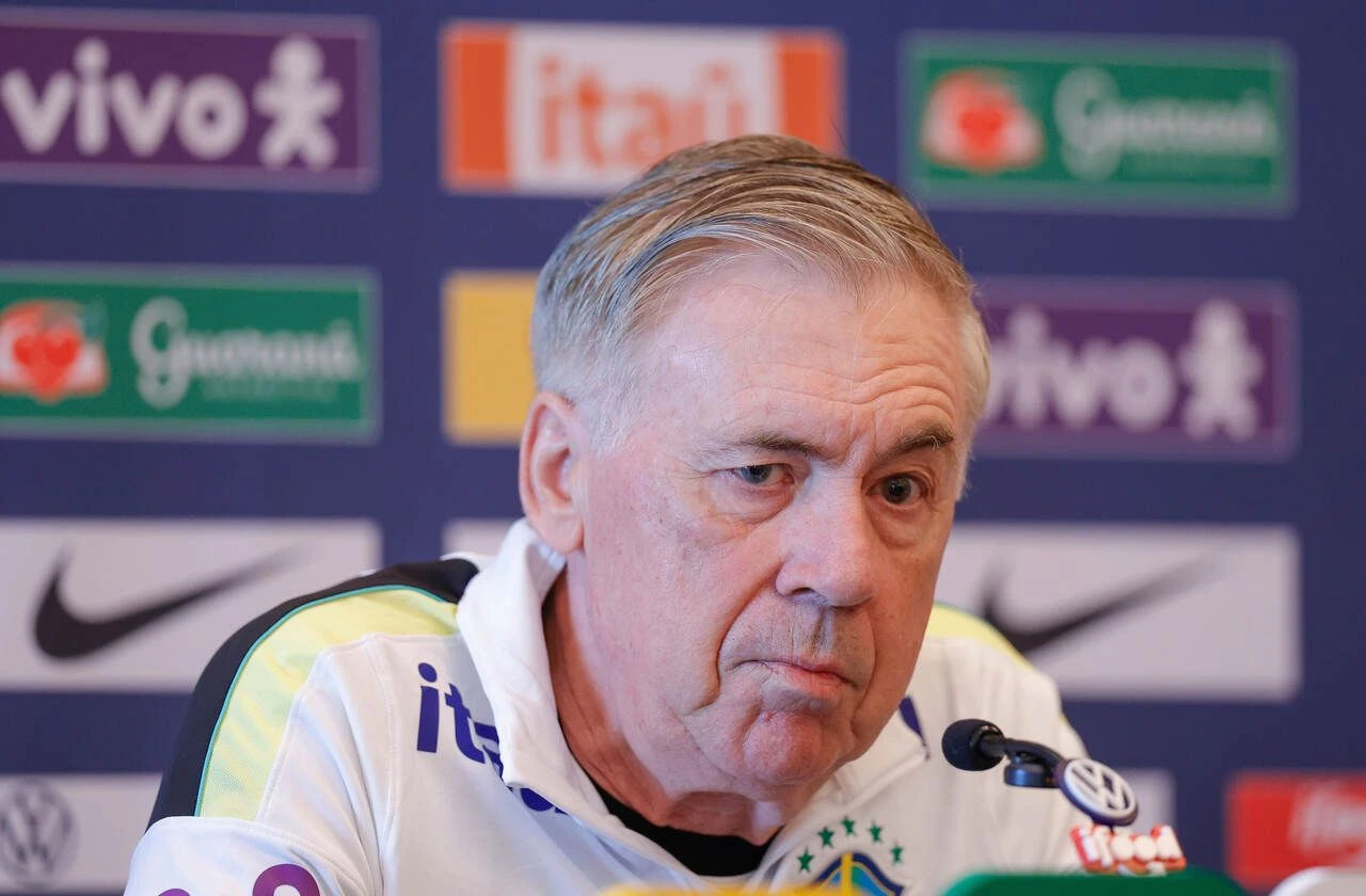 Presidente da CBF afirma que Ancelotti convocará a Seleção para a Copa com contrato renovado