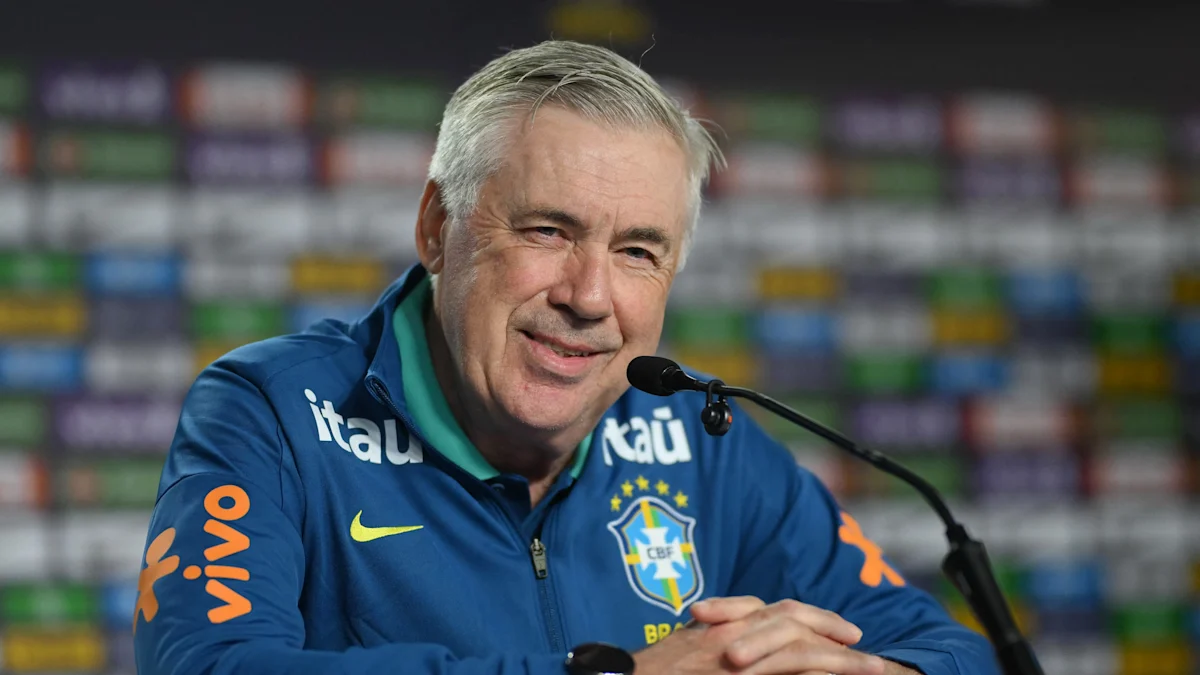Presidente da CBF afirma que Ancelotti convocará a Seleção para a Copa com contrato renovado