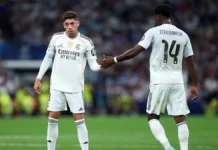 Real Madrid multa Valverde e Tchouaméni em € 450 mil após briga e clube tenta conter crise interna no elenco Real Madrid multa Valverde e Tchouaméni em € 450 mil após briga