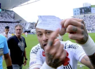 Santos aciona STJD e pede anulação de partida após substituição envolvendo Neymar Santos aciona STJD e pede anulação de partida