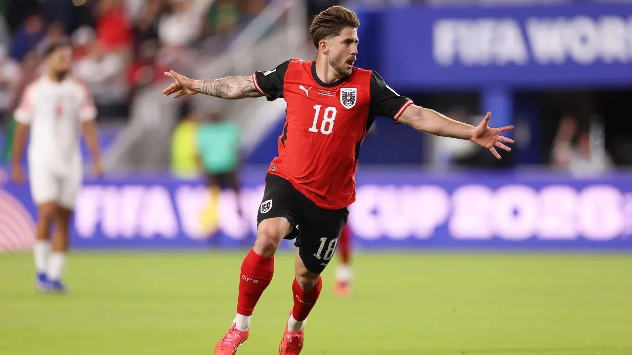 Áustria vence a Jordânia, encerra jejum de quase 40 anos e sonha alto na Copa do Mundo