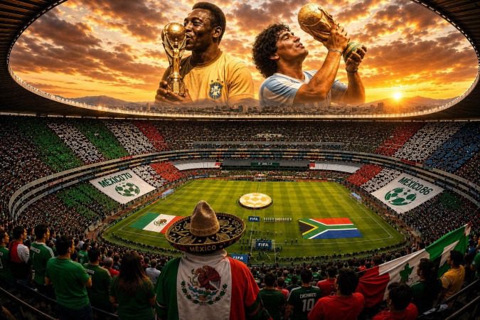 Do Rei Pelé a Maradona: como o Estádio Azteca se transformou em um dos maiores símbolos da história das Copas do Mundo