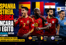 Espanha estreia, Bélgica encara o Egito e Uruguai entra em campo: veja a agenda da Copa do Mundo nesta segunda-feira (15) Espanha estreia, Bélgica encara o Egito e Uruguai entra em campo: veja a agenda da Copa do Mundo nesta segunda-feira (15)