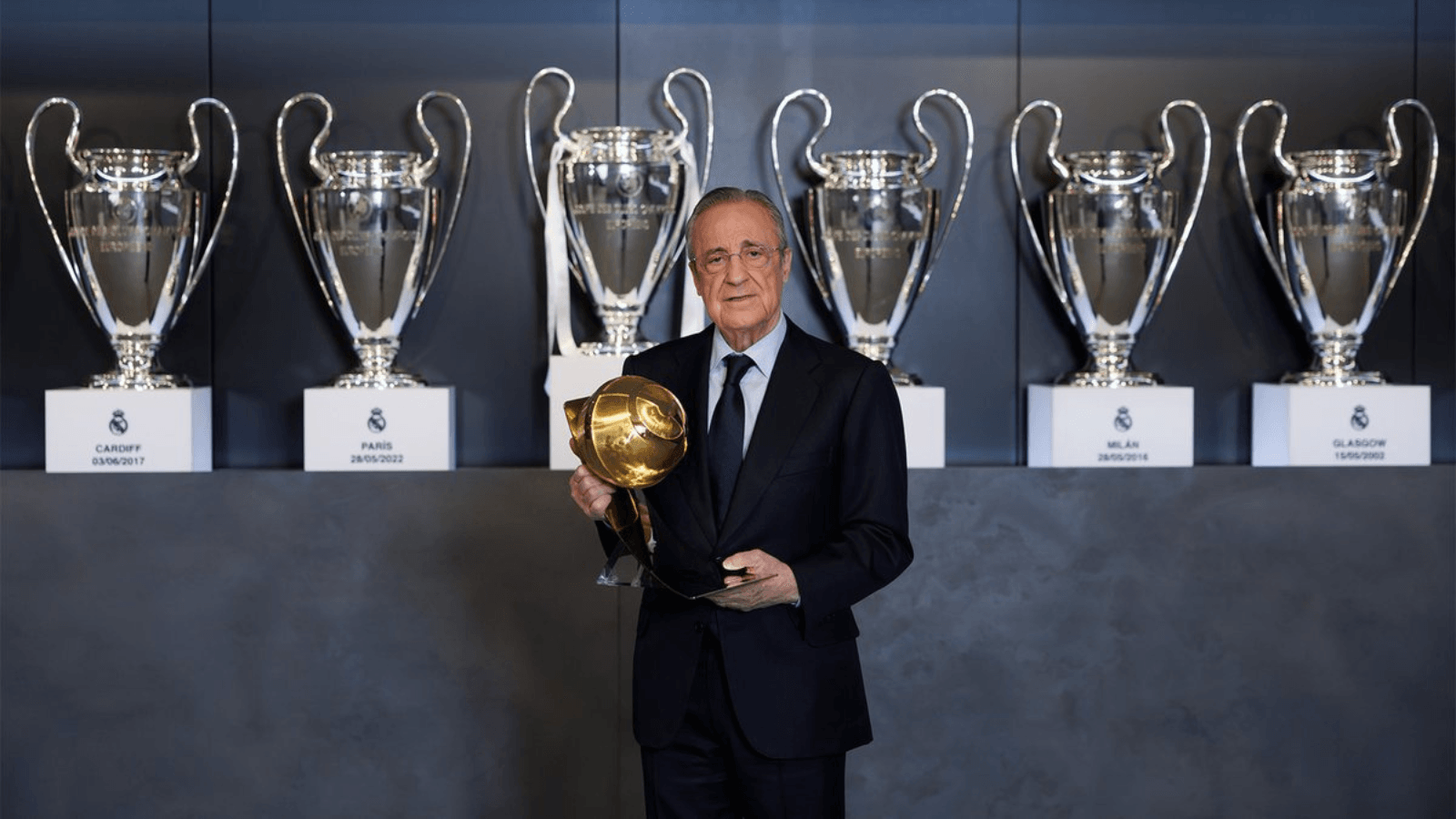 Florentino Pérez é reeleito presidente do Real Madrid