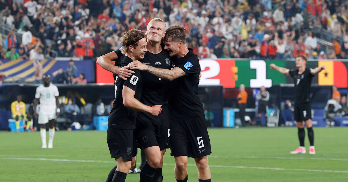 Haaland marca duas vezes, Noruega vence Senegal e garante vaga antecipada no mata-mata da Copa