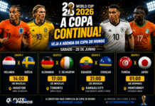 Holanda e Alemanha entram em campo neste sábado; veja a agenda completa da Copa do Mundo Holanda e Alemanha entram em campo neste sábado; veja a agenda completa da Copa do Mundo
