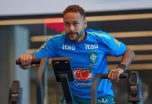 Neymar publica treino na academia, reforça preparação para estreia e mostra foco total na Copa do Mundo Neymar publica treino na academia, reforça preparação para estreia