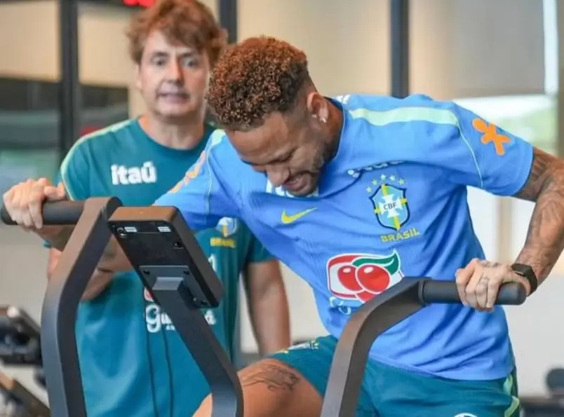 Neymar publica treino na academia, reforça preparação para estreia