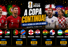 Portugal, Inglaterra e Colômbia entram em campo; veja a agenda completa da Copa do Mundo nesta quarta-feira Portugal, Inglaterra e Colômbia entram em campo; veja a agenda completa da Copa do Mundo nesta quarta-feira