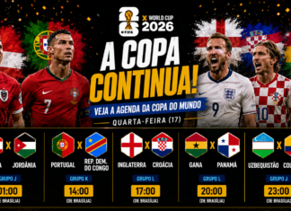 Portugal, Inglaterra e Colômbia entram em campo; veja a agenda completa da Copa do Mundo nesta quarta-feira Portugal, Inglaterra e Colômbia entram em campo; veja a agenda completa da Copa do Mundo nesta quarta-feira