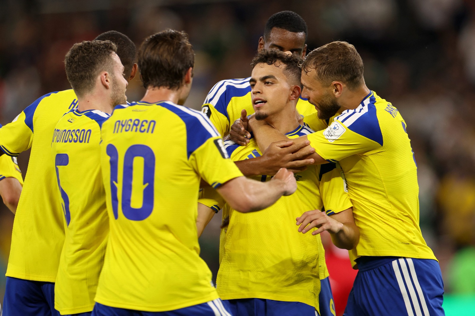 Suécia atropela a Tunísia, vence por 5 a 1 e assume liderança do Grupo F na Copa do Mundo