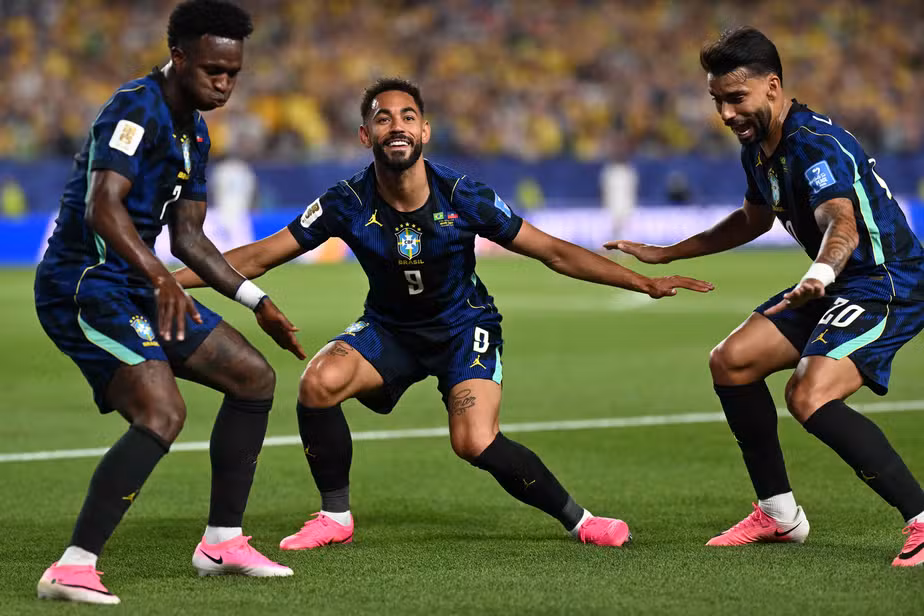 Vini Jr brilha, Brasil vence o Haiti e assume a liderança do Grupo C na Copa do Mundo